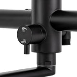 FlexiClean Pro Wand-Küchenarmatur mit Seitensprühdüse – 360° Schwenkbarer Edelstahlhahn | Ausziehbrause 150 cm | Warm- &amp; Kaltwasser