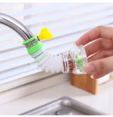AquaSaver 360 Universal-Strahlregler für Wasserhähne – Drehbarer Wassersparer mit Filter | Küchenhahn-Bubbler mit 360° Rotation & verbessertem Wasserdruck