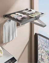FlexiWall Klappbarer Wandkleiderhalter aus Aluminium – Platzsparender Handtuch- & Kleiderständer | Rostfrei & Stabil | Modernes Design