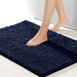 VelouraSpa Chenille-Badematte Premium – Flauschige Duschmatte | Rutschhemmend | Maximale Saugkraft