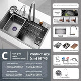 SteelPrime Pro Edelstahl-Küchenspülen-Set – Rechteckiges Einzelbecken | 3 mm Stärke | Mit Wasserhahn & Seifenspender | Komplettsystem für moderne Küchen