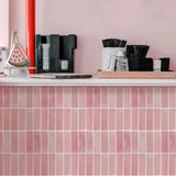 TileGlow Premium 3D Wandfliesen Selbstklebend Fliesenaufkleber Küche & Bad – Wasserfeste Design-Wandverkleidung | Hochwertige PET Fliesenfolie mit Epoxidharz-Optik | Rückstandslos entfernbare Renovierungslösung