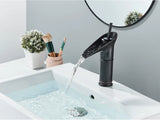 VintageStream Waschbeckenhahn Bronze – Wasserfall Armatur Messing | Einhebel Mischbatterie | Klassisches Bad Upgrade