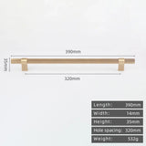 LINEARO Möbelgriff aus Messing 96 mm – Geradliniger Schrankgriff | Gebürstetes Gold & Antikoptik | Zeitloses Design