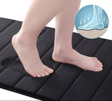 AquaSoft Komfort-Badematte mit Gedächtnisschaum – Rutschfeste Duschmatte | Schnelltrocknend | Extra Weiches Laufgefühl