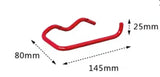 SteelHold Toilettenpapierhalter aus Metall – Wandmontierter Papierrollenhalter in Schwarz oder Rot | Rostfrei & Stabil | Modernes Design