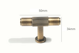 ClassicLine Möbelgriffe aus Messing – Europäische Bronze Schrankgriffe | Zeitloses Design | Langlebige Oberfläche