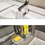 AquaDry Premium Wasserhahn-Schutzmatte Silikon Waschbecken Spritzschutz mit Ablagefunktion – Anti-Tropf Küchen- & Badmatte | Wasserabweisend, Rutschfest & Waschbar | Hygienischer Spülbereich-Organizer