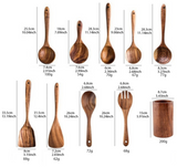 NaturEssence Premium Holz-Küchenhelfer-Set mit Aufbewahrungsgefäß – 5-teiliges Kochbesteck aus Naturholz | Schonendes Kochutensilien-Set für Antihaftgeschirr | Nachhaltiges Küchenorganisations-Set
