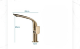 LumiVento Design Waschtischarmatur – Elegante Einhebelarmatur mit drehbarem Auslauf