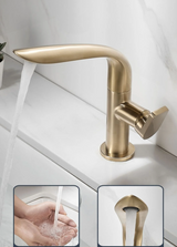 LumiVento Design Waschtischarmatur – Elegante Einhebelarmatur mit drehbarem Auslauf