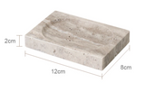 ZENSTONE Naturstein Badset – Höhlenstein Accessoires | Wabi-Sabi Design | Luxuriöse Spa Atmosphäre