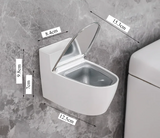 WallClean Aschenbecher zur Wandmontage – Geruchsarmer Zigarettenhalter mit Deckel | Platzsparend | Hygienische Lösung