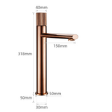 AureliaVanta Waschbeckenarmatur Roségold Einhebelmischer – Messing Mischbatterie | Luxuriöses Design | Langlebige Keramiktechnik