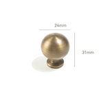 ClassicLine Möbelgriffe aus Messing – Europäische Bronze Schrankgriffe | Zeitloses Design | Langlebige Oberfläche