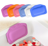 AquaLounge ergonomisches Badewannenkissen – weiches Nackenstützkissen mit Saugnäpfen | ultraleicht, umweltfreundlich & komfortables Spa-Gefühl für Zuhause