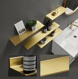 HydroShelf Aluminium Duschregal zur Wandmontage – Rostfreier Bad-Organizer für Shampoo & Pflegeprodukte | Platzsparend | Modernes Design