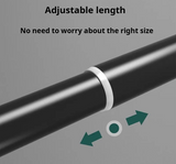 AquaFold Duschvorhang mit Magnetsaum – Wasserabweisender Badvorhang im Leinenlook | Platzsparend Faltbar | Modernes Design