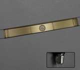 AquaLine Pro Premium Fliesen-Einleger Duschrinne Edelstahl 304 – Lineare Duschablaufgarnitur 600 mm | Geruchsdichte Design-Duschrinne mit Haarfang & Anti-Verstopfungssystem | Modernes Badablaufsystem in gebürstetem Gold & Grau