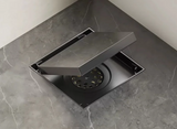 DrainCore Premium Bodenablauf Edelstahl Quadrat Duschablauf – Geruchsdichter Abfluss für Bad & Dusche | Hygienischer Edelstahl 304 Ablauf mit Geruchssperre | Modernes quadratisches Design