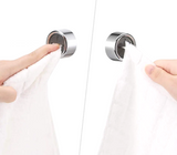 StickMount Pro Selbstklebender Handtuchhalter Wandhalterung ohne Bohren | runder Handtuchhaken für Bad & Küche | platzsparende Premium-Klebemontage