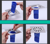 FlowSeal Pro Rückstauklappen Set 6-teilig – Abfluss Geruchsstopper & Insektenschutz | Universelle Rohrabdichtung | Werkzeuglose Montage