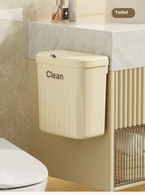 MultiClean Wandmülleimer für Küche und Bad – hygienischer Hängemülleimer mit Deckel | 8,5L / 12L platzsparend für Schrank, Unterspüle & Bioabfall