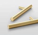 ClassicLine Möbelgriffe aus Messing – Europäische Bronze Schrankgriffe | Zeitloses Design | Langlebige Oberfläche