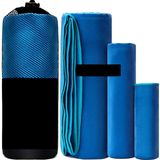 SportFrisch Kompakttuch – Leichtes Reisehandtuch 40 × 80 cm | Schnell Trocknend & Feuchtigkeitsaufnehmend | Mit Beutel für Sport & Outdoor