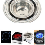Edelstahl-Mixschüssel-Set Profi-Qualität – Stapelbare Küchen- & Campingschüsseln | Rostfreie Rührschalen | Platzsparendes Mehrzweck-Set für Küche & Outdoor