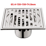 TileDrain Pro Premium Duschbodenablauf Fliesen-Einlegerost Edelstahl 304 – Quadratischer Bodenablauf mit Geruchssperre | Unsichtbares Design für moderne Badezimmer | Hochwertiger Sanitärablauf für Dusche & Nassräume