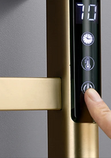ThermoElegance Elektrischer Handtuchheizkörper mit WLAN – Wandmontierter Edelstahl Handtuchwärmer | Temperaturregelung | Luxus Badezimmer Design