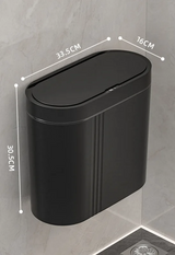 CleanMotion 9L automatischer Sensor-Abfalleimer zur Wandmontage – berührungsloser Hygienemülleimer für Bad und Küche | wasserdicht, platzsparend & modern mit Infrarotsteuerung
