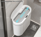 CleanMotion 9L automatischer Sensor-Abfalleimer zur Wandmontage – berührungsloser Hygienemülleimer für Bad und Küche | wasserdicht, platzsparend & modern mit Infrarotsteuerung