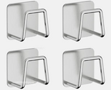 CleanHold Edelstahl-Schwammhalter – Selbstklebender Organizer