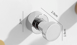 ChromeHold Premium Wandhaken Selbstklebend Messing Chrom – Bohrfreie Metallhaken für Bad, Küche, Flur & Schlafzimmer | Rostfreie Design-Wandhaken mit starker Klebefläche | Moderne Universal-Hakenlösung