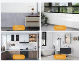 MarbleLux 3D-Wandsticker in Marmoroptik – Selbstklebende Fliesenfolie