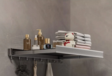 FlexiWall Klappbarer Wandkleiderhalter aus Aluminium – Platzsparender Handtuch- & Kleiderständer | Rostfrei & Stabil | Modernes Design