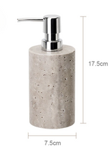 ZENSTONE Naturstein Badset – Höhlenstein Accessoires | Wabi-Sabi Design | Luxuriöse Spa Atmosphäre