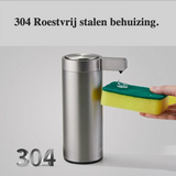 HygienioSense Automatischer Seifenspender aus Edelstahl 304 – Berührungsloser Sensor-Spender für Küche & Bad