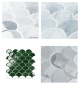 FliesenLux 3D Wandaufkleber selbstklebend – PVC Fliesenoptik für Küche & Bad | Wasserfest | Hitzebeständige Wandgestaltung