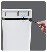 AutoClean 12L Sensor-Abfalleimer berührungslos – automatischer Mülleimer für Küche, Bad und Büro | hygienisch, geruchsarm & modernes platzsparendes Design