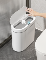 CleanMotion 9L automatischer Sensor-Abfalleimer zur Wandmontage – berührungsloser Hygienemülleimer für Bad und Küche | wasserdicht, platzsparend & modern mit Infrarotsteuerung