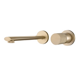 VELORIA Roségold Wandarmatur – Unterputz Waschtischmischer aus Messing | Minimalistisches Design | Langlebig & Elegant