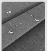 AquaFold Duschvorhang mit Magnetsaum – Wasserabweisender Badvorhang im Leinenlook | Platzsparend Faltbar | Modernes Design