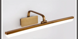 BronaLicht LED-Spiegelleuchte – Moderne, wasserfeste Wandleuchte in Bronze