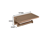 AURORA VIVÉRA Roségold Badset – 6-teiliges Badezimmer Zubehör Set | Gebürstetes Design | Komplett & Langlebig