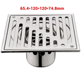 TileDrain Pro Premium Duschbodenablauf Fliesen-Einlegerost Edelstahl 304 – Quadratischer Bodenablauf mit Geruchssperre | Unsichtbares Design für moderne Badezimmer | Hochwertiger Sanitärablauf für Dusche & Nassräume
