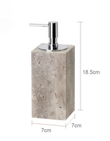 ZENSTONE Naturstein Badset – Höhlenstein Accessoires | Wabi-Sabi Design | Luxuriöse Spa Atmosphäre