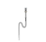 FlexiFlow Premium Universal Ablaufventil Waschbecken Pop-Up System – Teleskopischer Geruchsverschluss für Küche & Bad | Flexibles höhenverstellbares Messing-Abflussset | Anti-Geruch Technologie